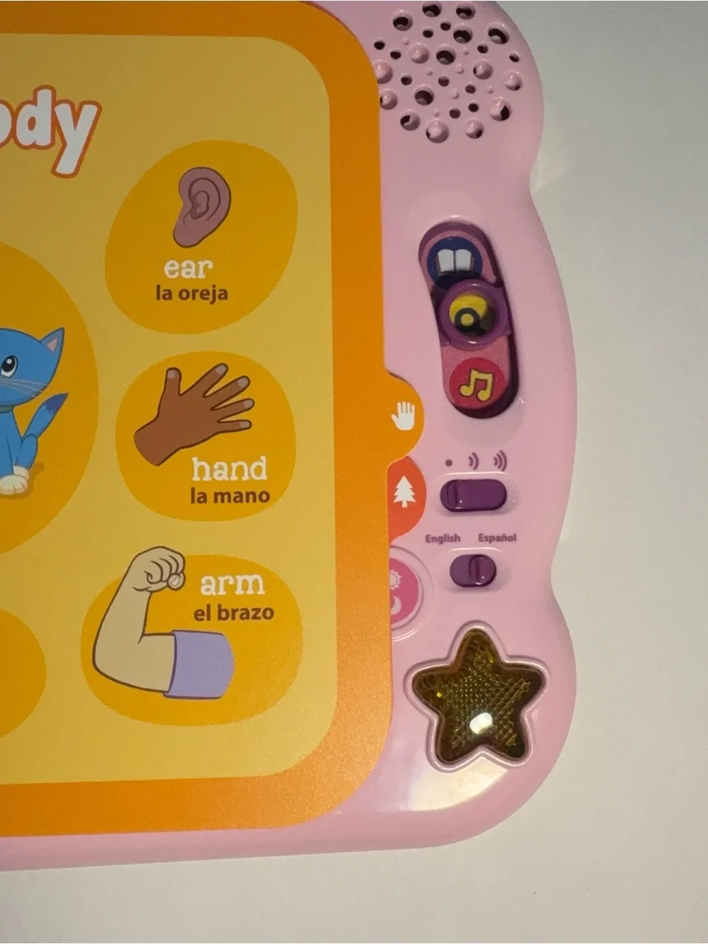 LeapFrog Scout & Violet 100 Words Electronic Book Bilingual English Spanish